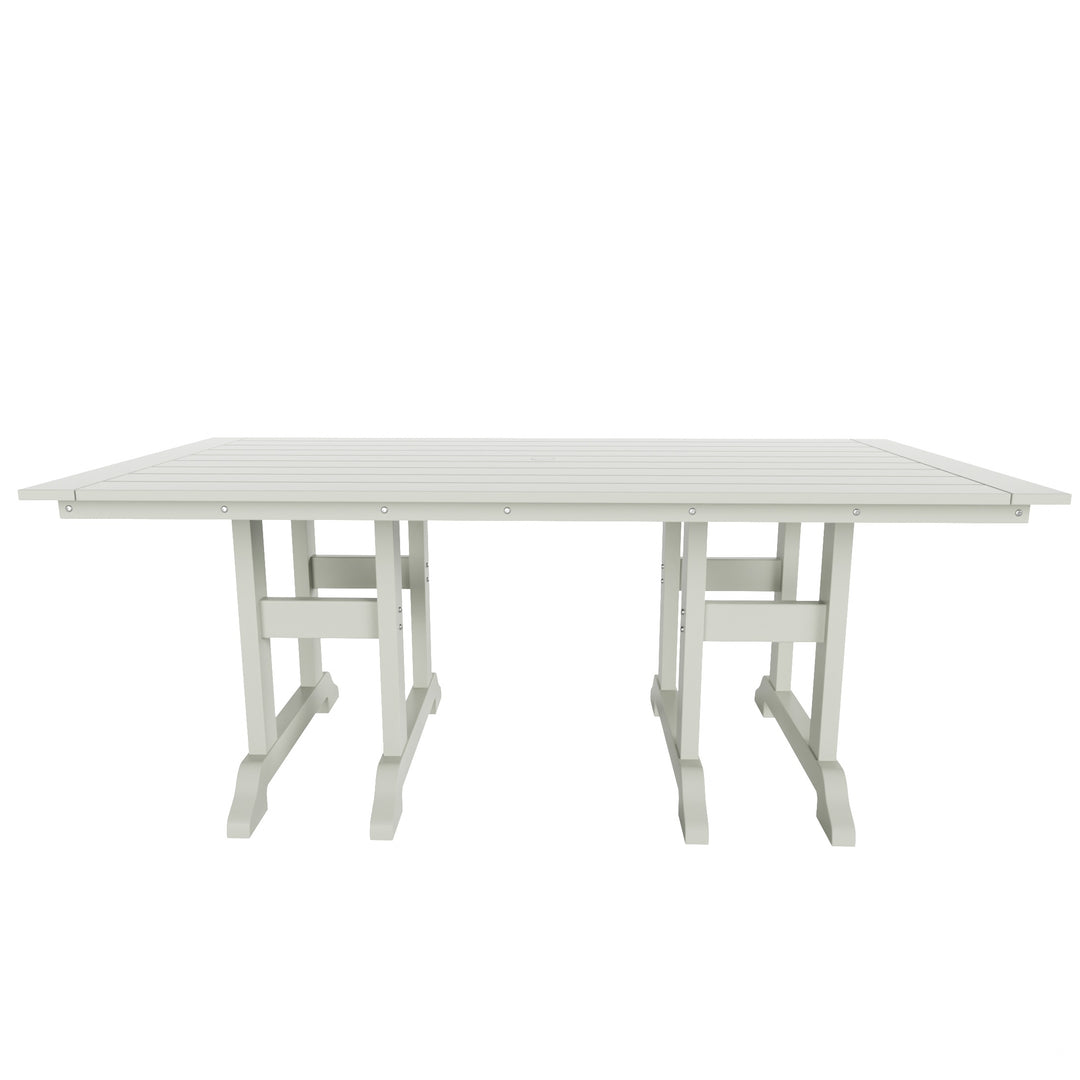 Ashore 6 Piece Outdoor Patio Dining Table and Armchair Dining Bench Set