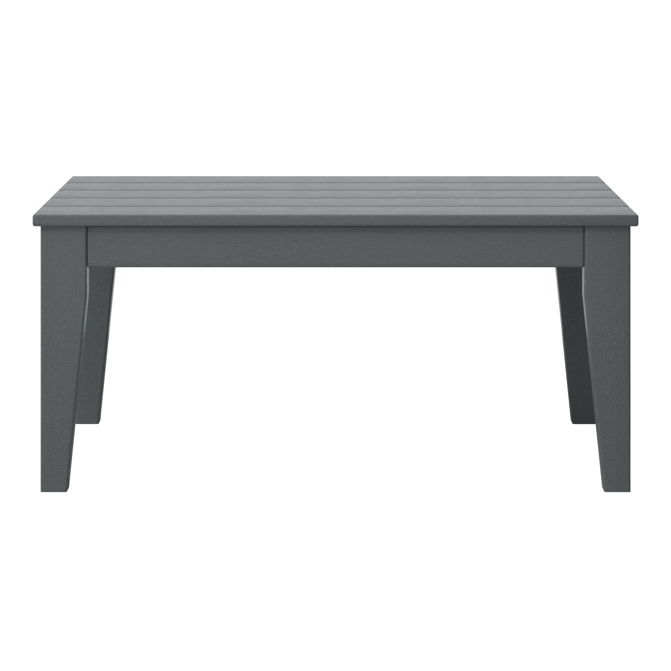 Malibu Low Outdoor HDPE Patio Rectangle Coffee Table