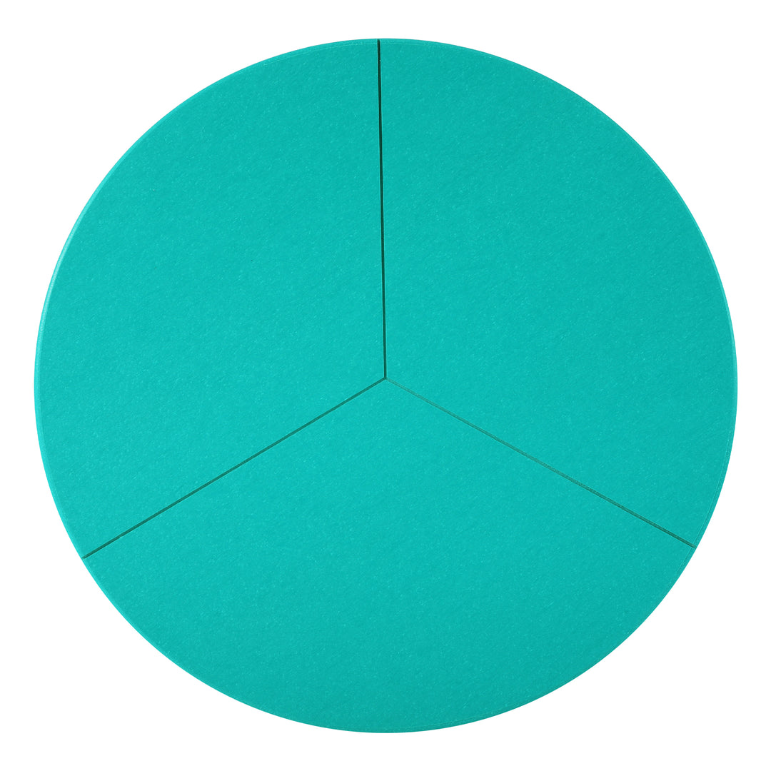 Pacifica HDPE Plastic Outdoor Round Adirondack Patio Side Table