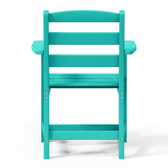 Ashore Outdoor HDPE Patio Classic Dining Arm Chair