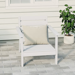 Avalon deep seating armchair in White styled outdoors
