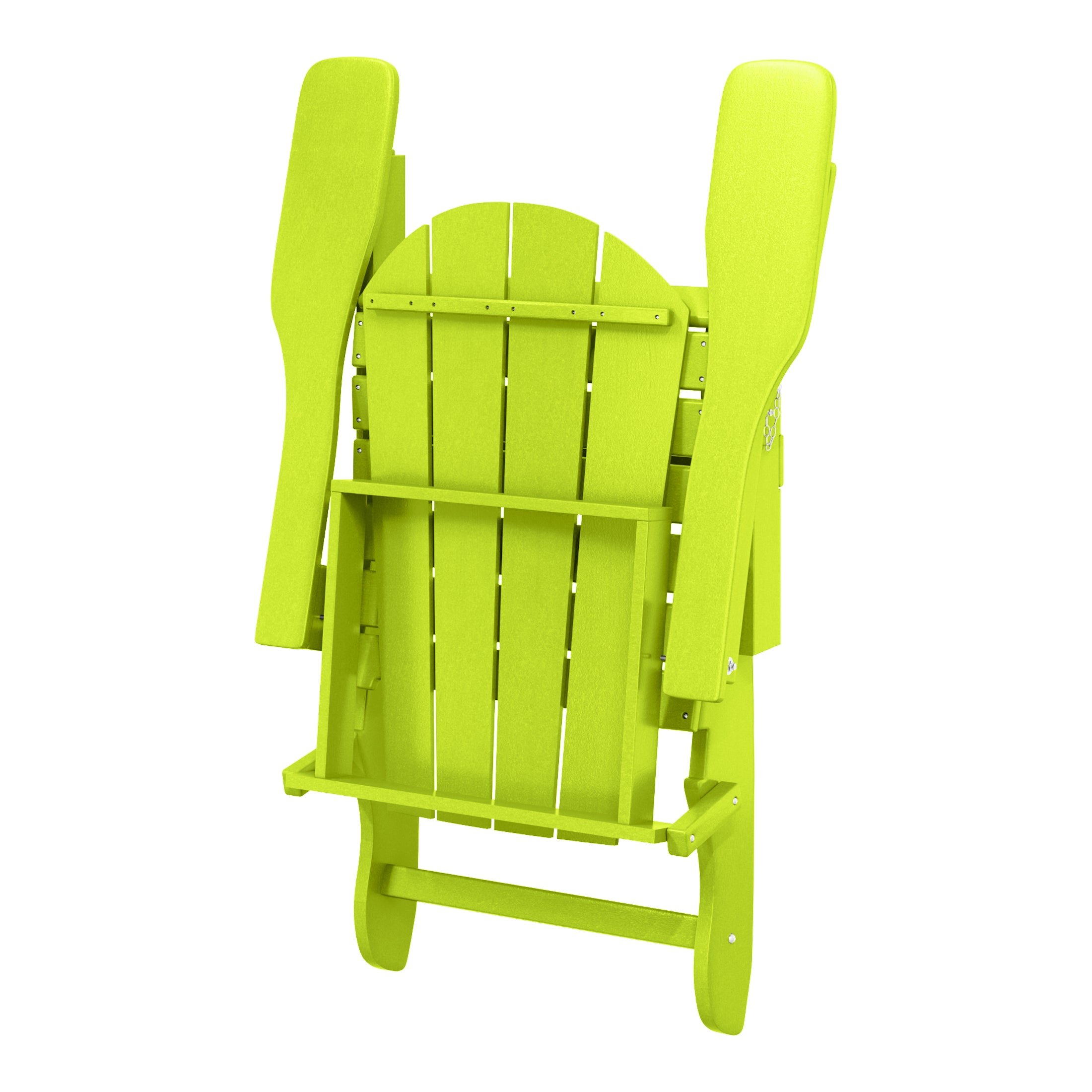 Malibu 3-Piece set Outdoor / Patio Poly Adirondack chair set with a side table ( 2 seater )