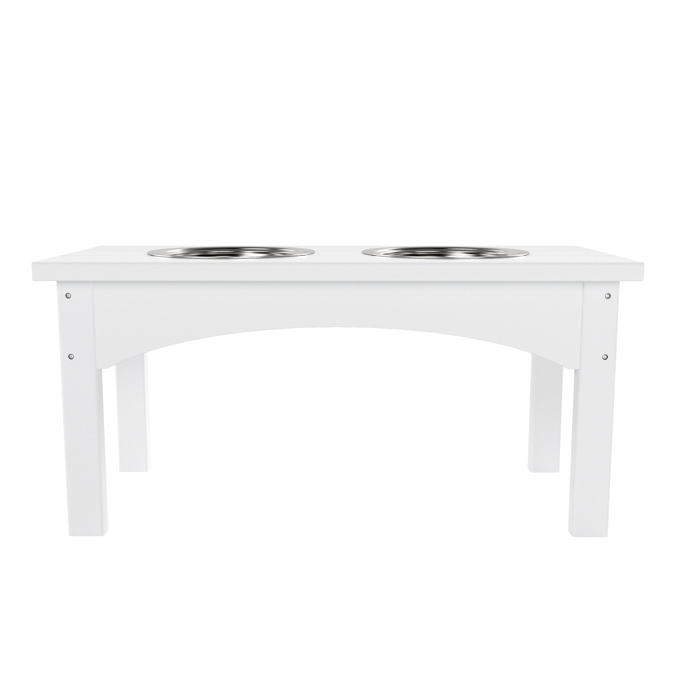Malibu HDPE Weather Resistant Elevated Pet Feeder