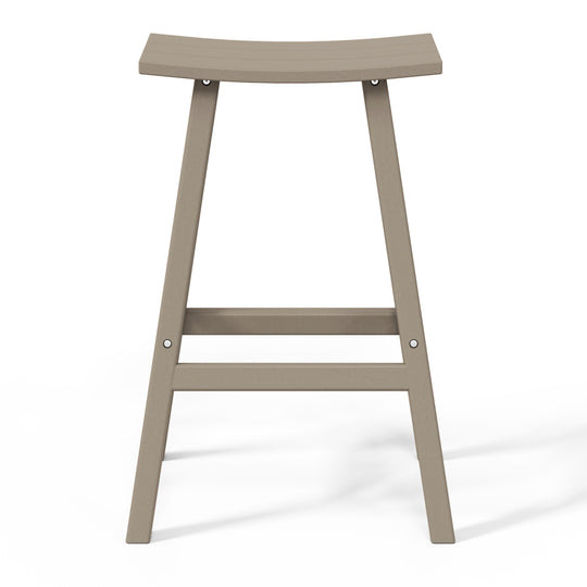 Malibu 2 piece set of 29" height Outdoor / Patio Saddle bar stools