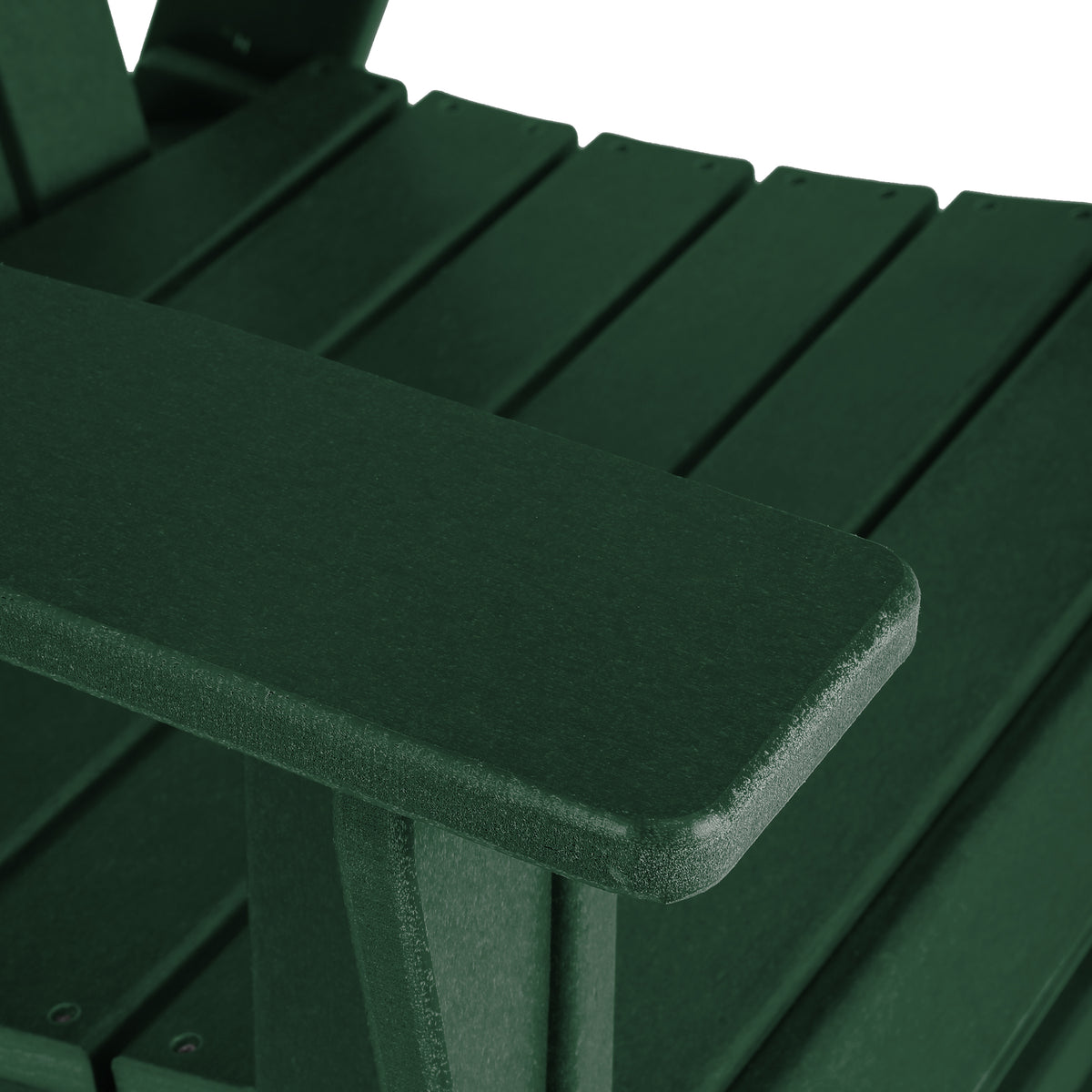 Dylan Outdoor Patio Shell-back Adirondack Dining Chair Weather Resistant