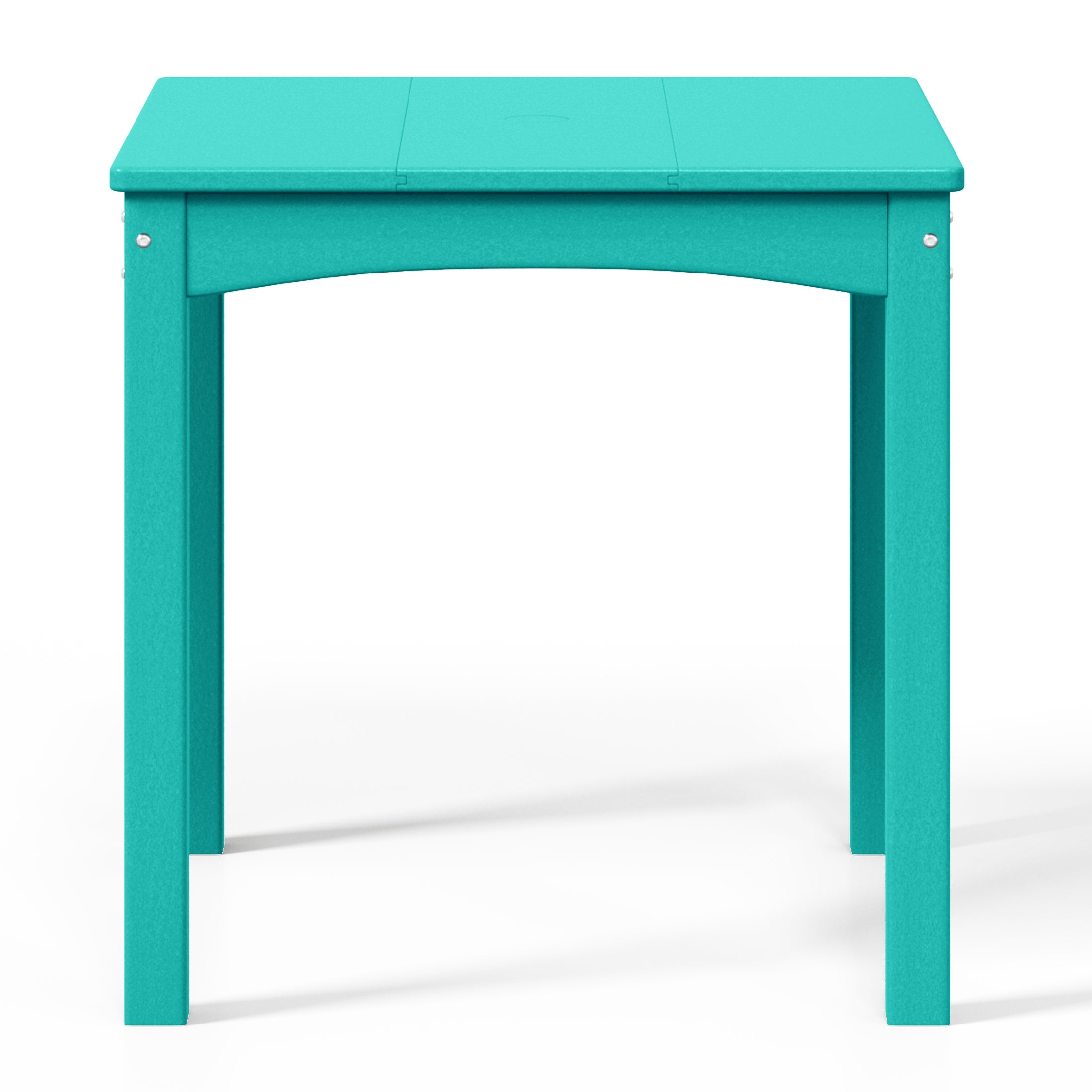Treehouse Kids 24" Wide HDPE Plastic Childrens Square Dinner Table