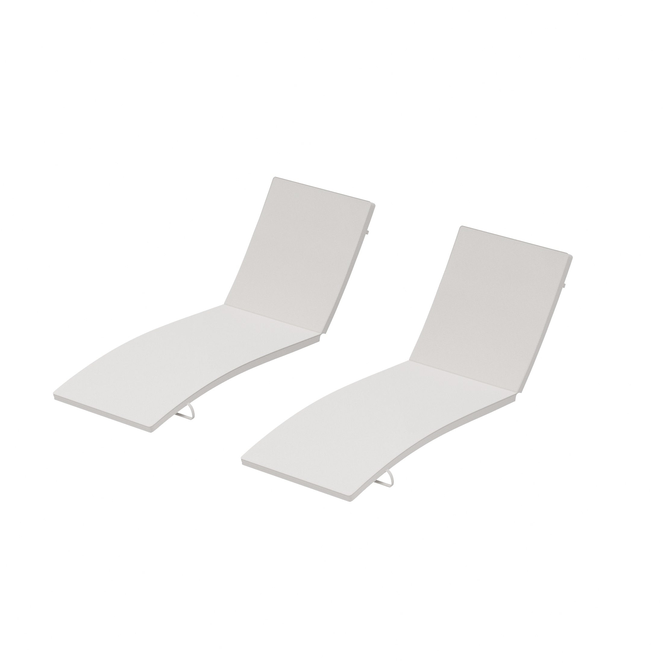 Somerset Outdoor Patio Chaise Lounge Cushion (Set of 2)