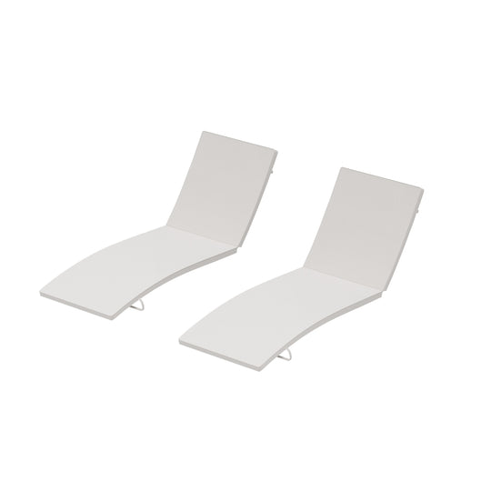 Somerset Outdoor Patio Chaise Lounge Cushion (Set of 2)