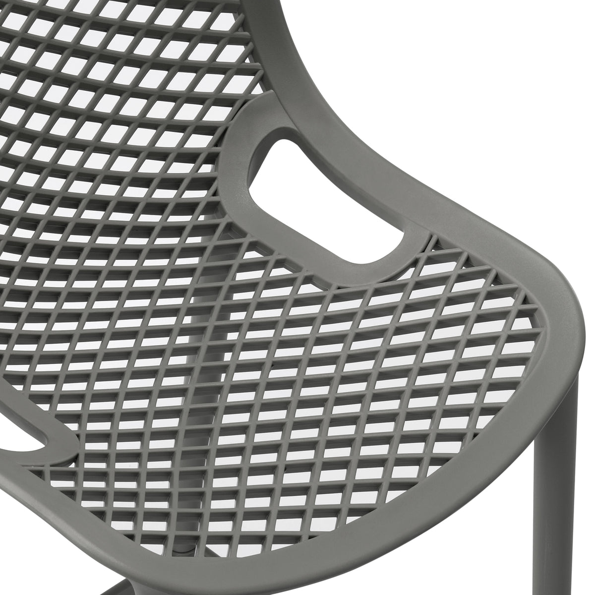 Playa 41.75" Outdoor Modern Polypropylene Plastic Patio Bar Height Stools (Set of 2)