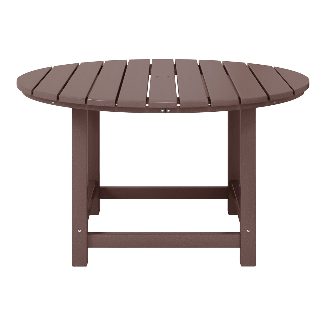 Malibu Kids Outdoor Patio Furniture HDPE Round Dining Table