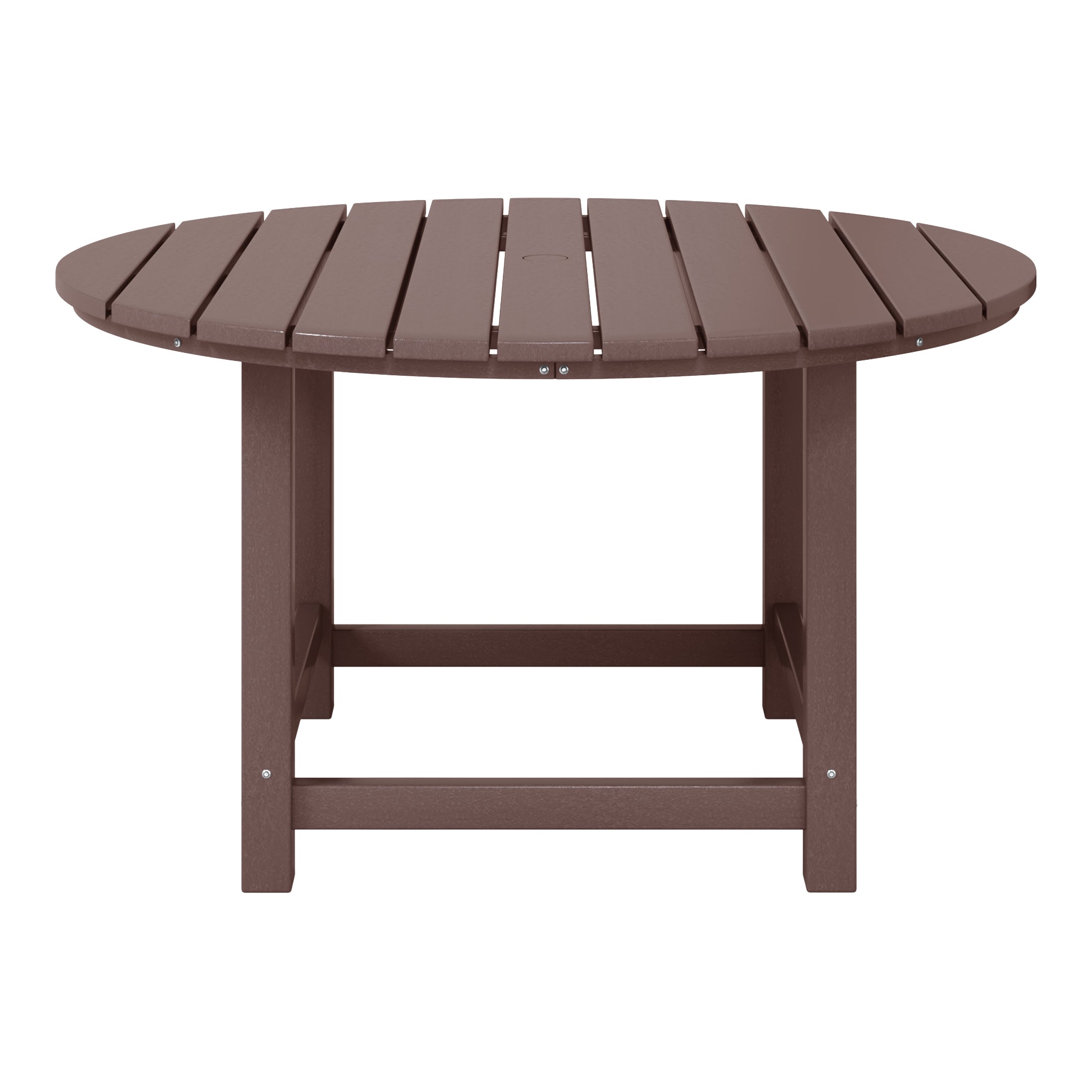 Malibu Kids Outdoor Patio Furniture HDPE 38" Wide Round Dining Table