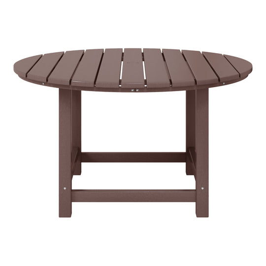 Malibu Kids Outdoor Patio Furniture HDPE Round Dining Table