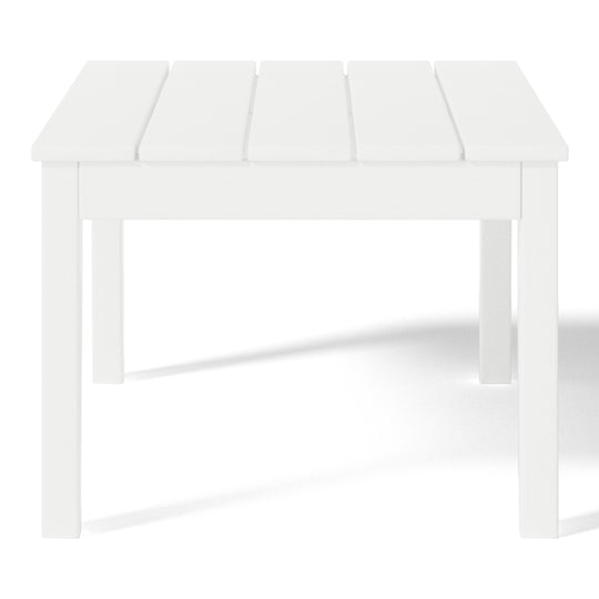 Malibu Low Outdoor HDPE Patio Rectangle Coffee Table