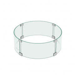 Sansom Round Tempered Glass Fire Flame Guard
