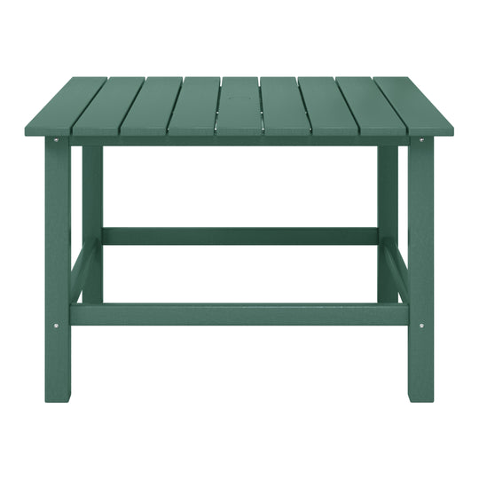 Malibu Kids Outdoor Patio Furniture HDPE Square Dining Table
