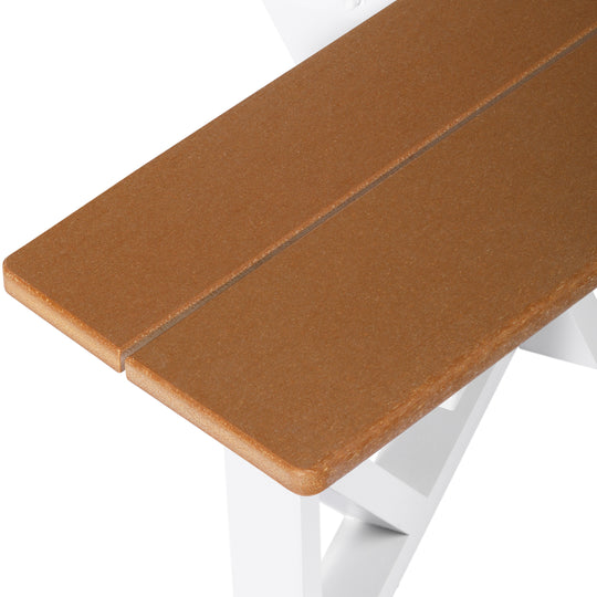 Greenville Outdoor 48" HDPE 8-Person Patio Octagon Picnic Table