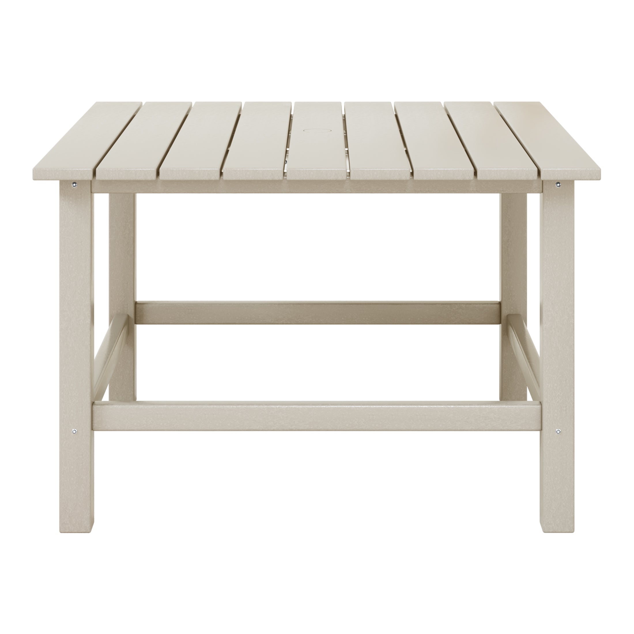 Malibu Kids Outdoor Patio Furniture HDPE 30" Wide Square Dining Table