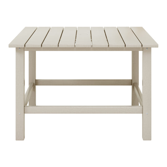 Malibu Kids Outdoor Patio Furniture HDPE Square Dining Table