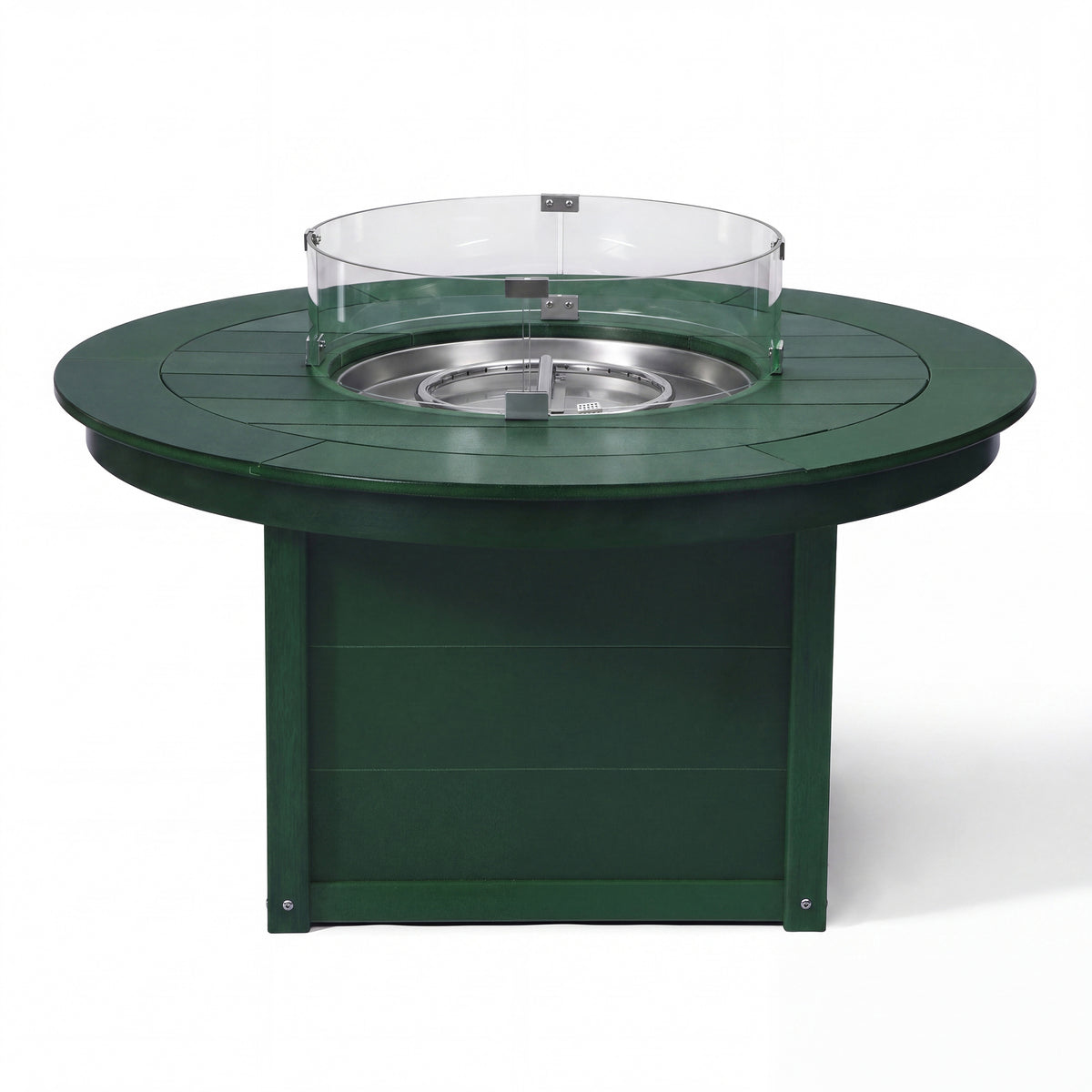 Helios 47" Modern Outdoor 55,000 BTU Patio Propane Round Fire Pit Table