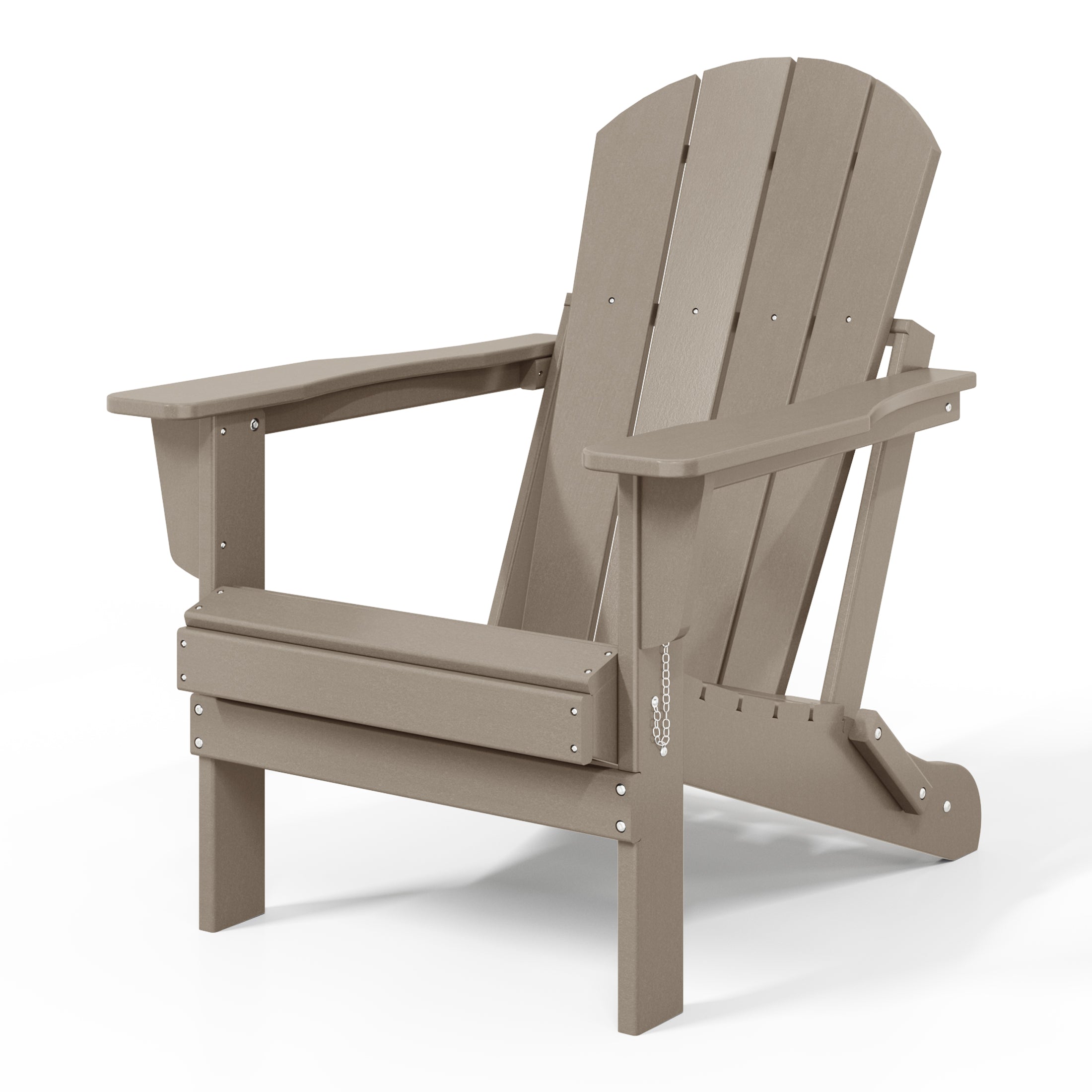 Malibu outdoor folding Poly Adirondack chair (Set of 2)