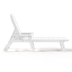 Aruba chaise lounge in White, view 2