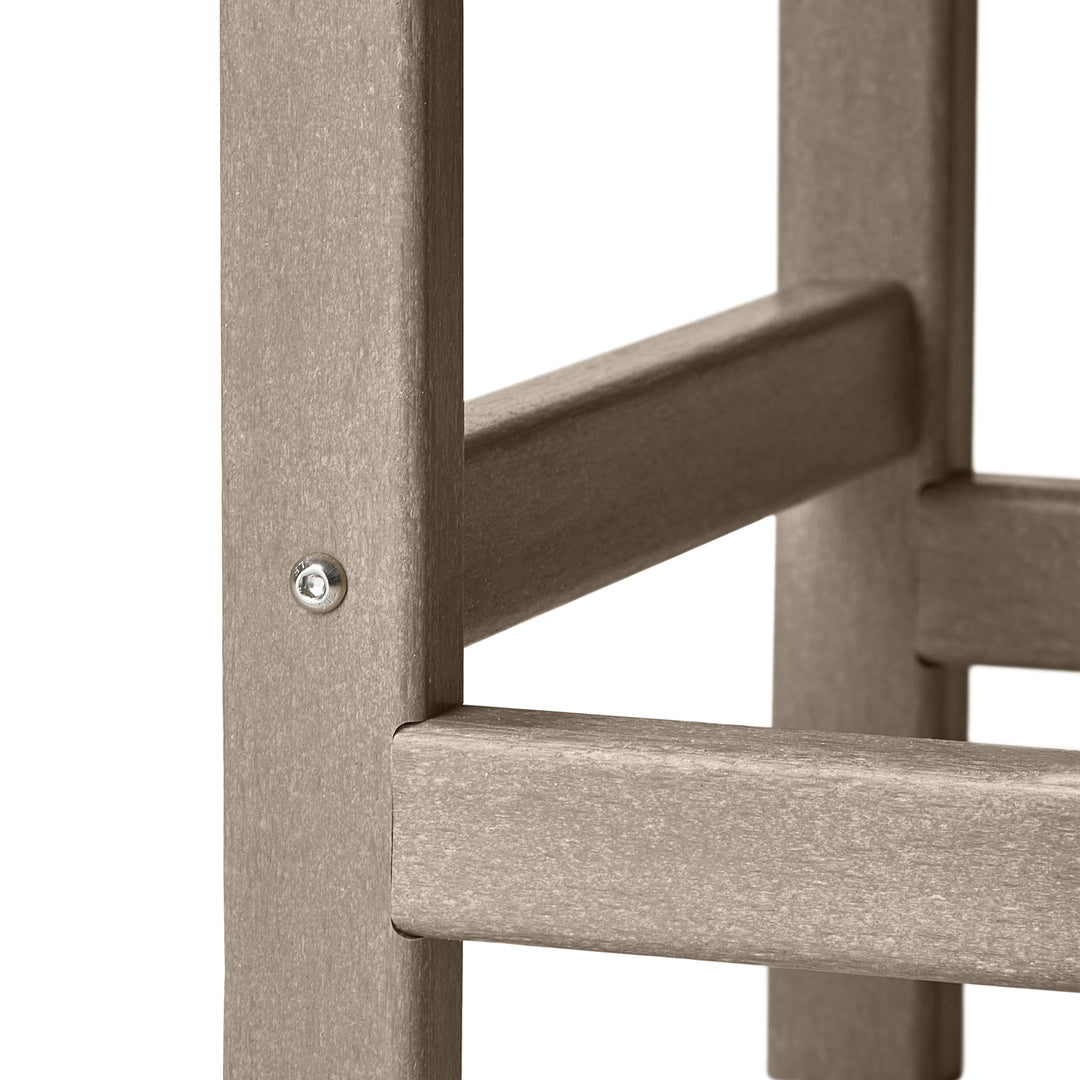 Malibu 14" square outdoor Side table for Adirondack chair