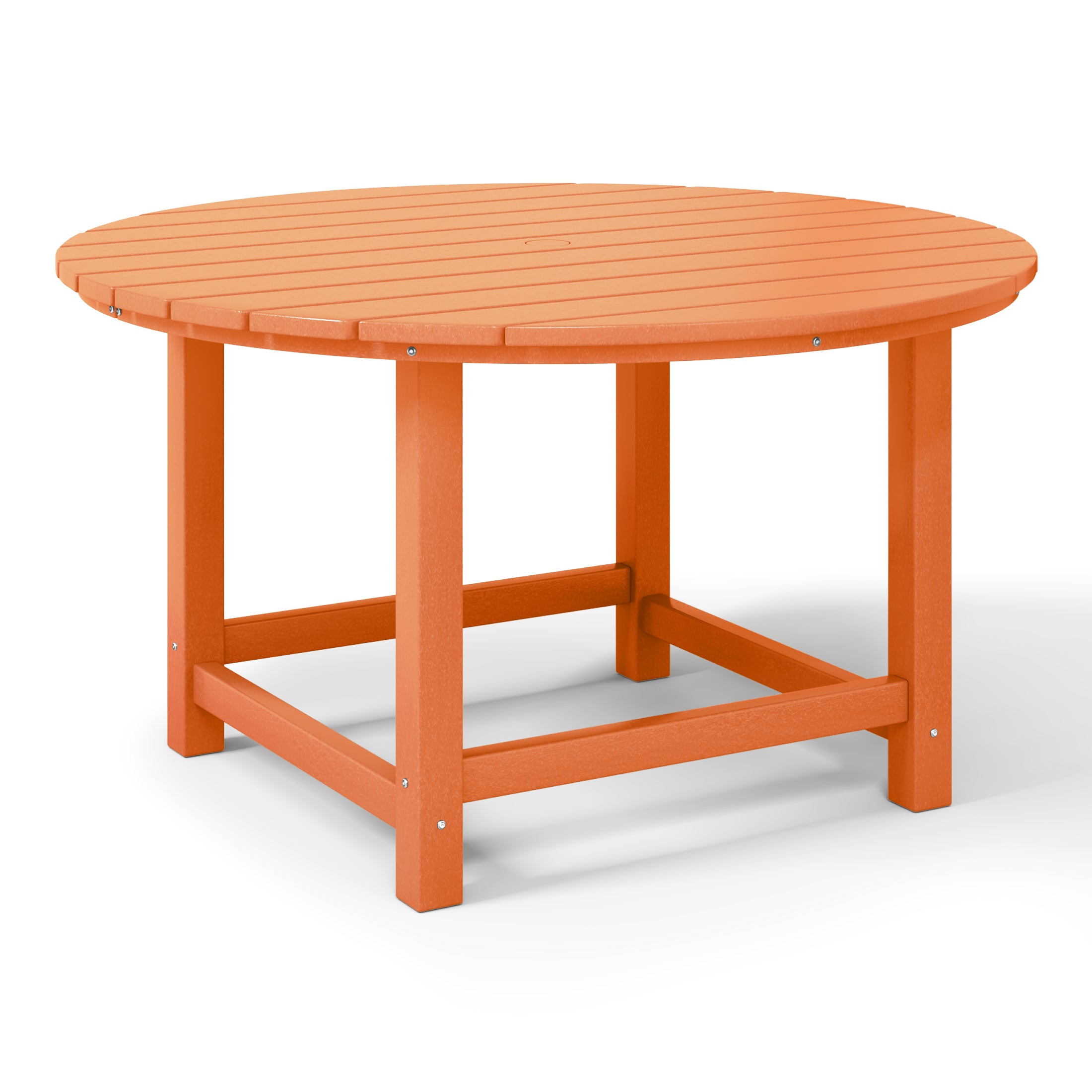 Malibu Kids Outdoor Patio Furniture HDPE 38" Wide Round Dining Table