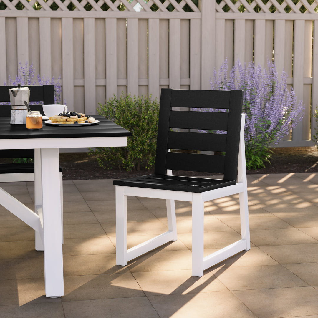 Cape May HDPE Outdoor Patio Dining Side Chair