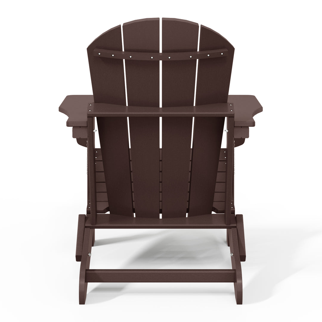 Malibu 3-Piece set Outdoor / Patio Poly Adirondack chair set with a side table ( 2 seater )