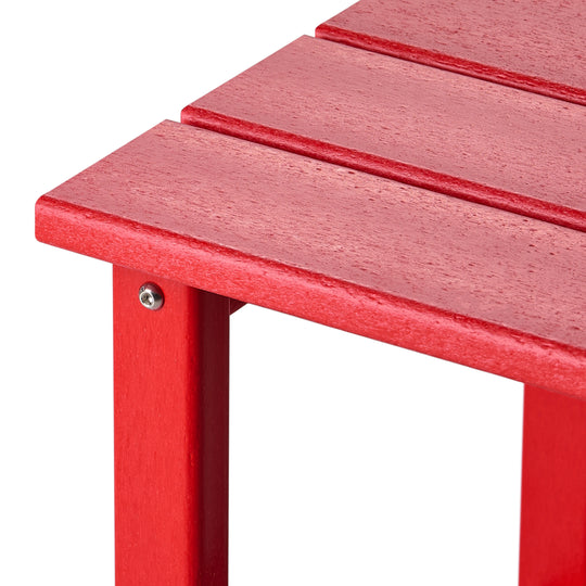Malibu 14" square outdoor Side table for Adirondack chair