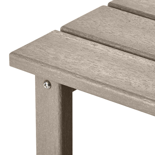 Malibu 14" square outdoor Side table for Adirondack chair