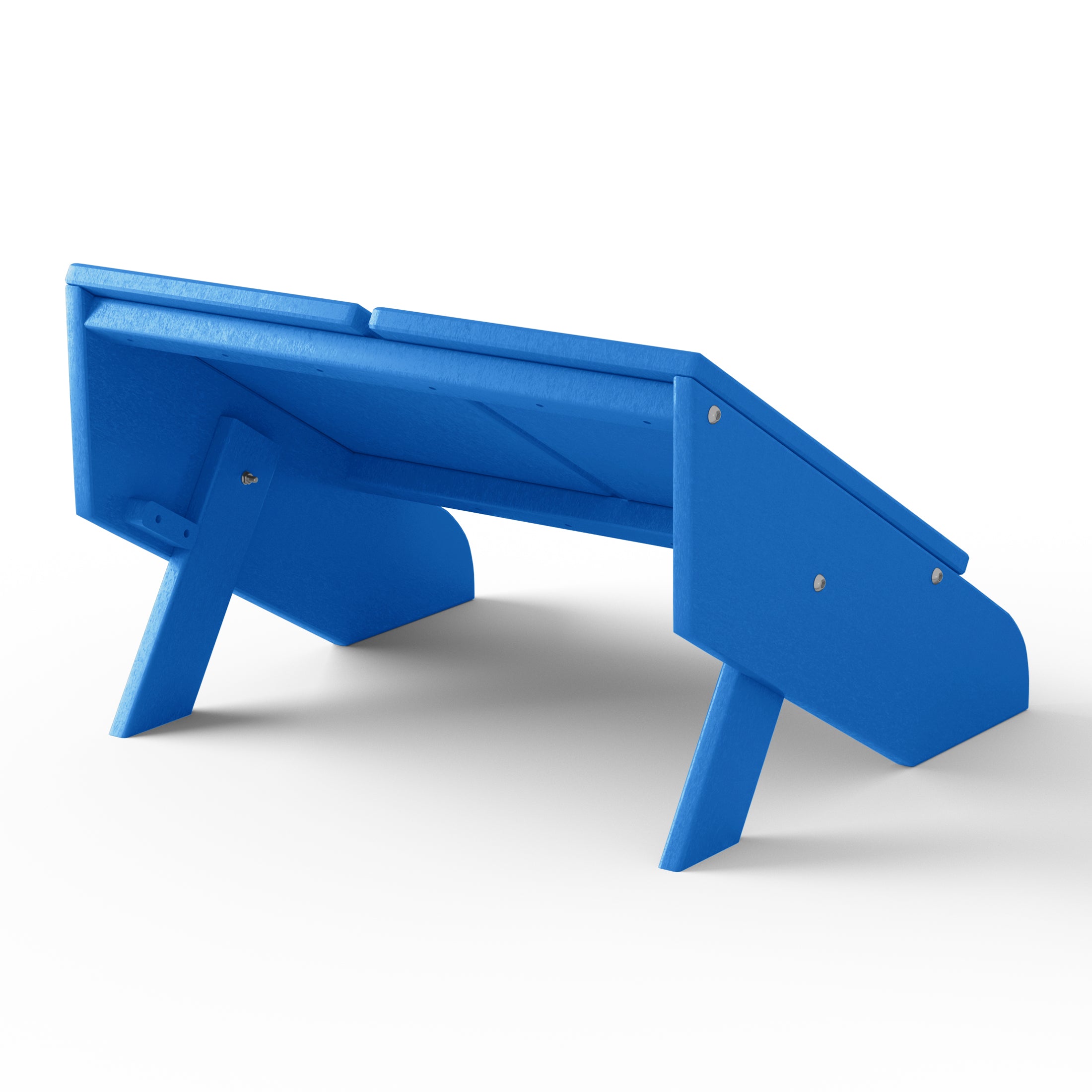 Riviera Modern HDPE Plastic Folding Patio Adirondack Ottoman