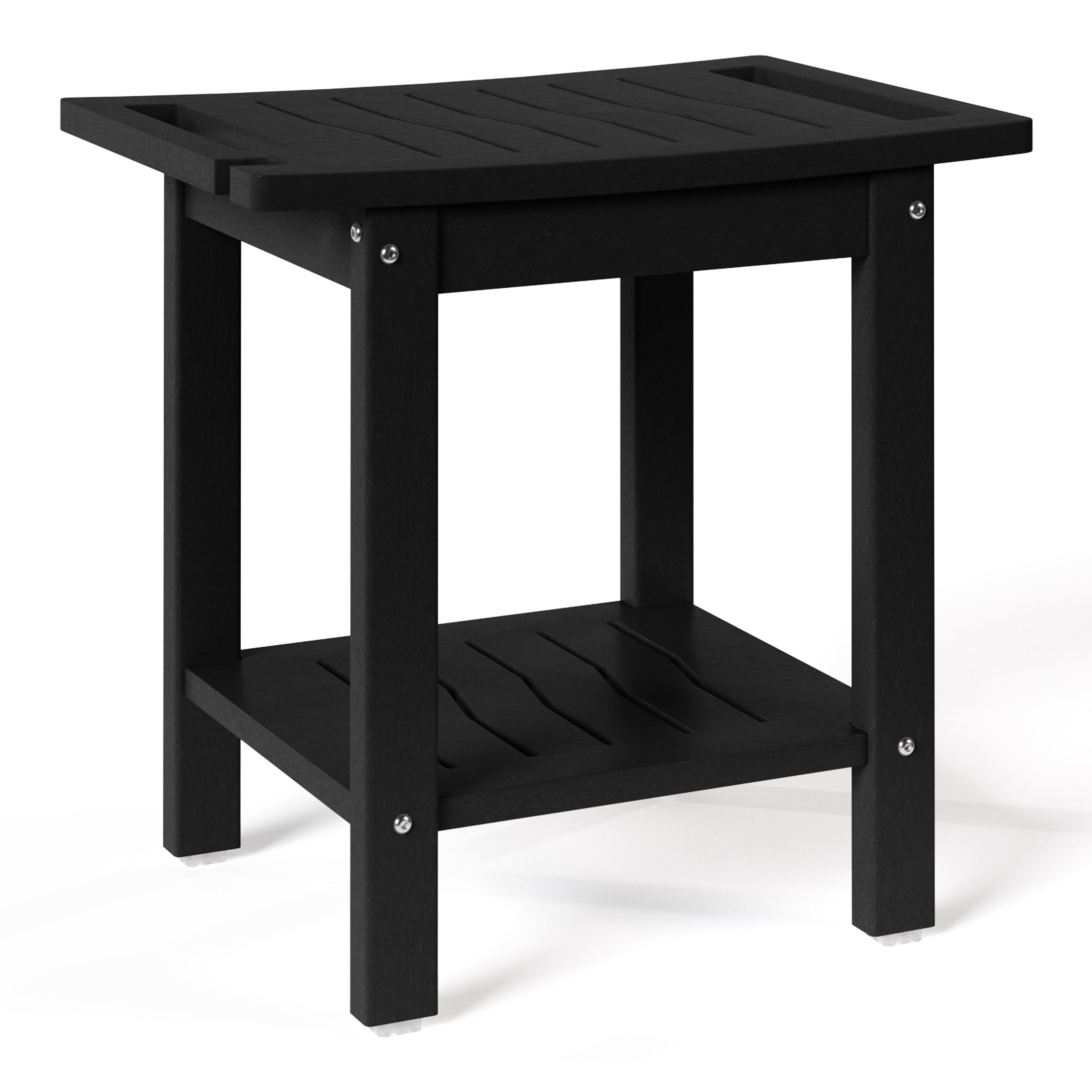 Sage HDPE Poly Plastic Waterproof Bathroom Shower Bench