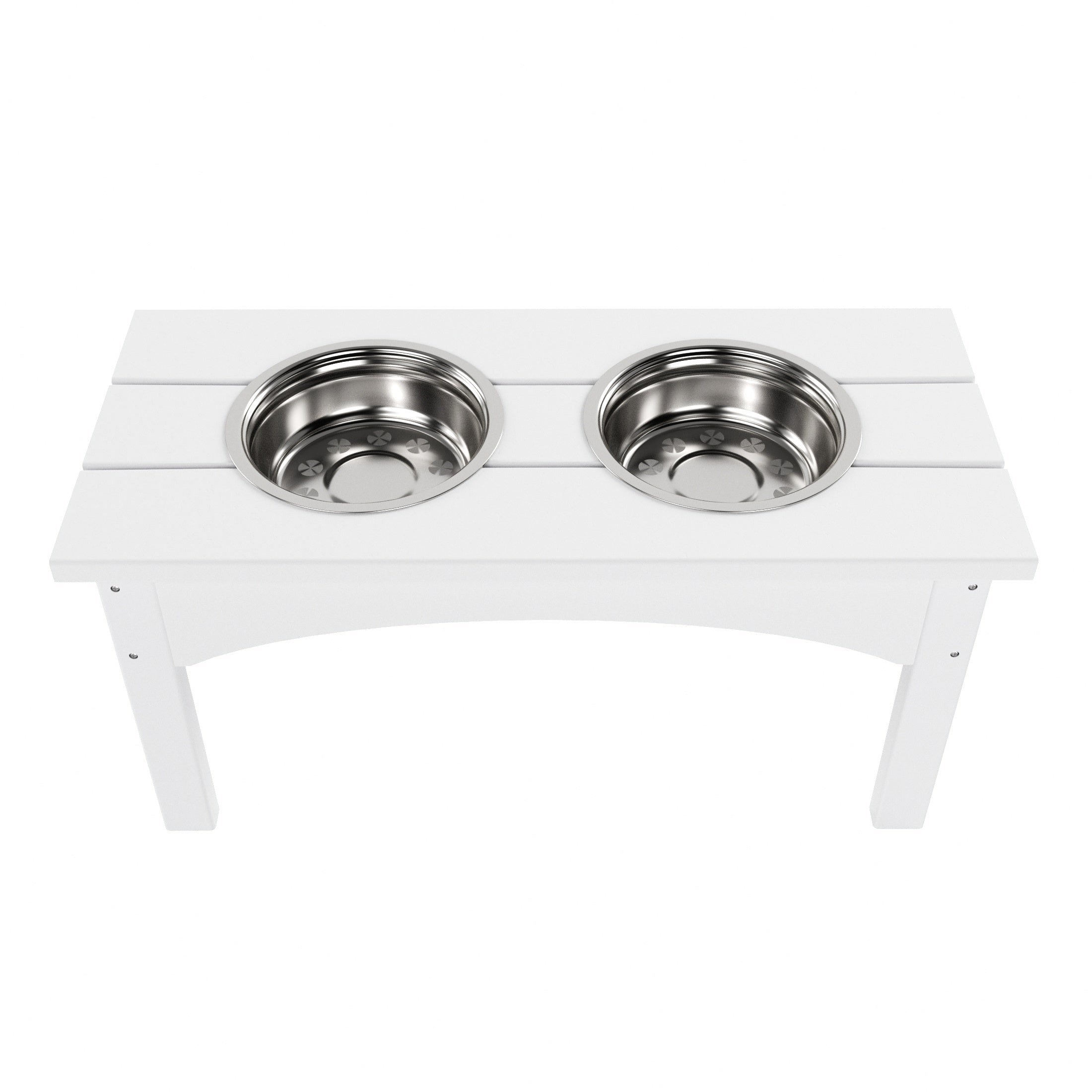 Malibu HDPE Weather Resistant Elevated Pet Feeder