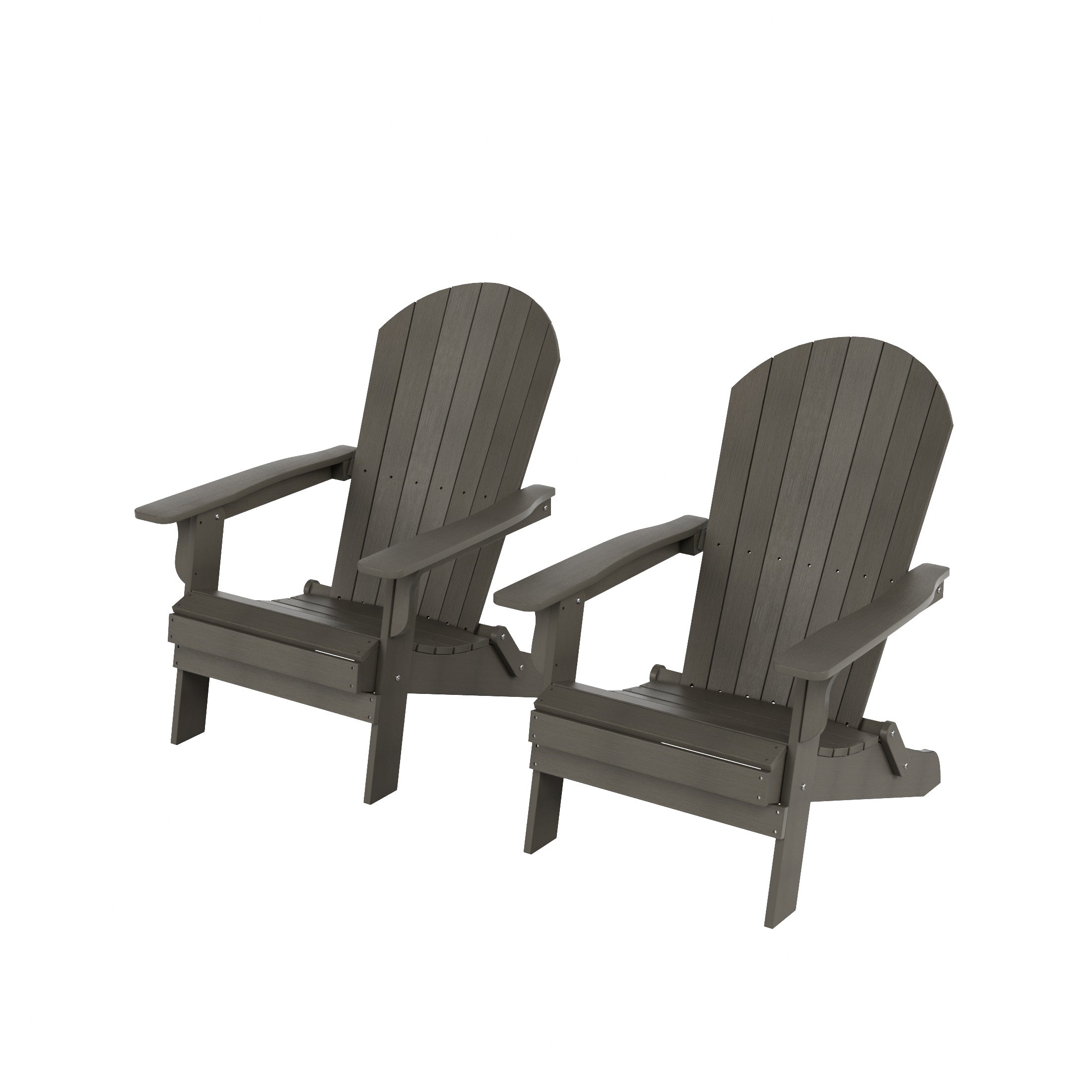 Tuscany Outdoor Folding Adirondack Seashell Chair (Set of 2)