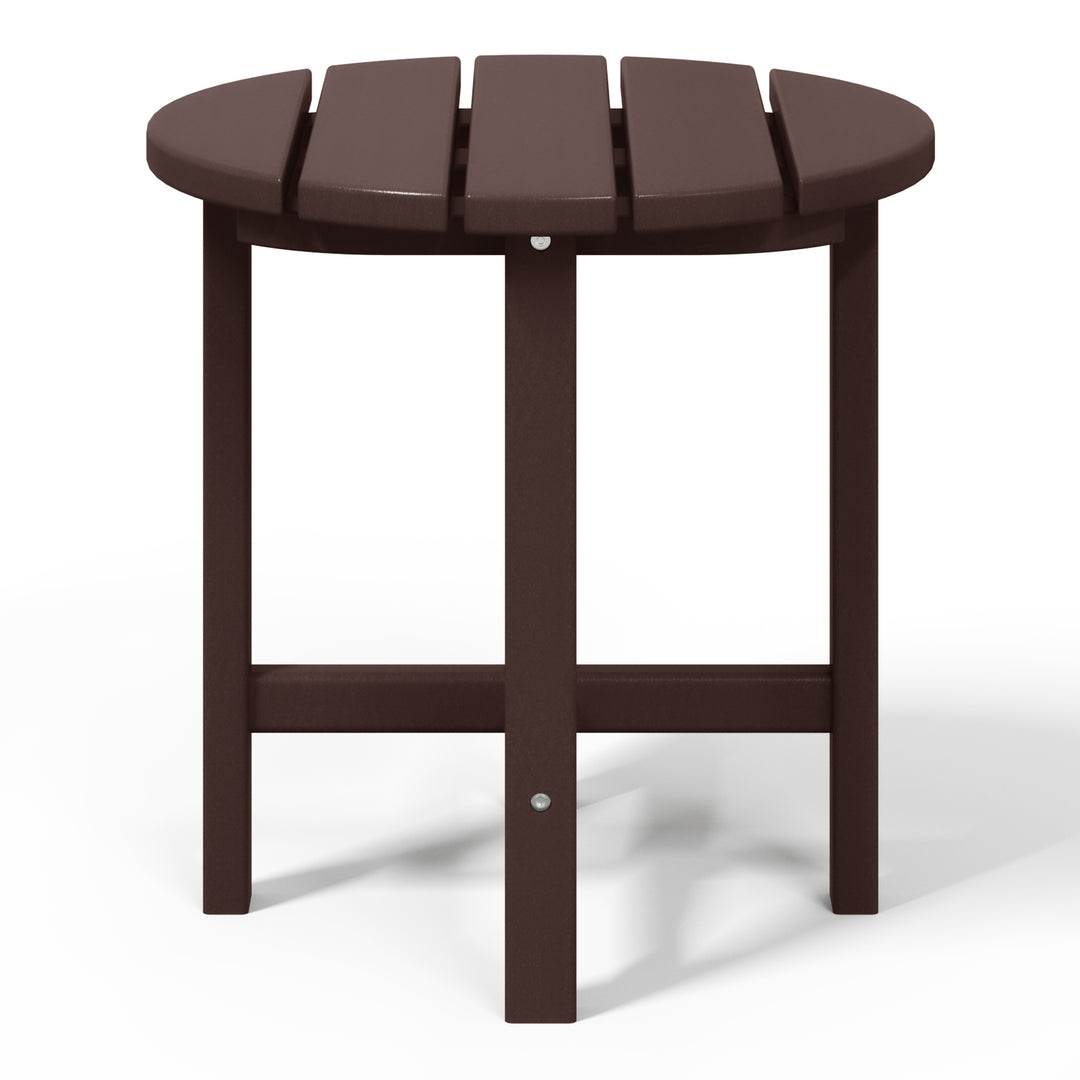 Dylan Outdoor Adirondack Chair With Ottoman And Side Table 3-Piece Set