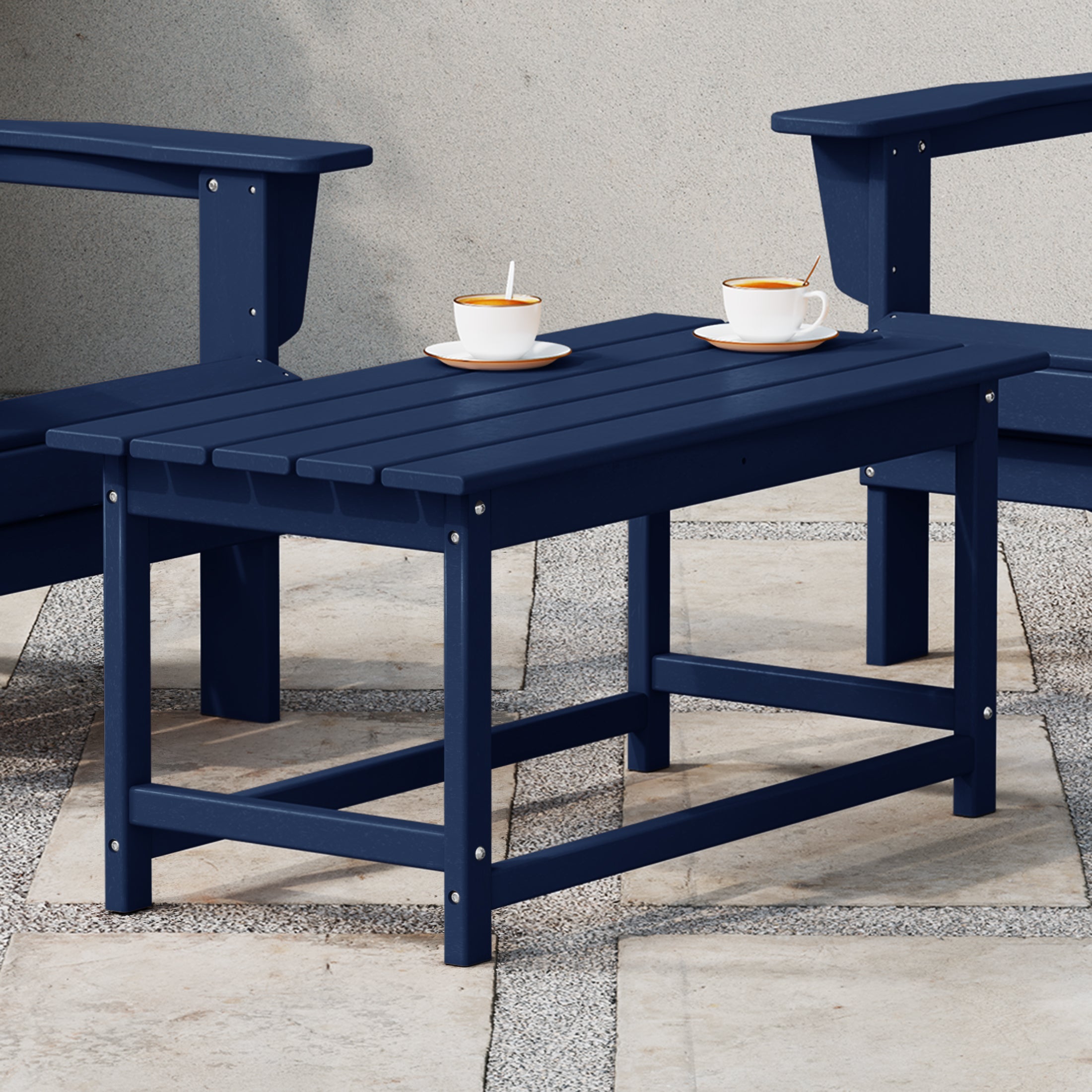 Malibu 35" length outdoor Coffee table for Adirondack chair