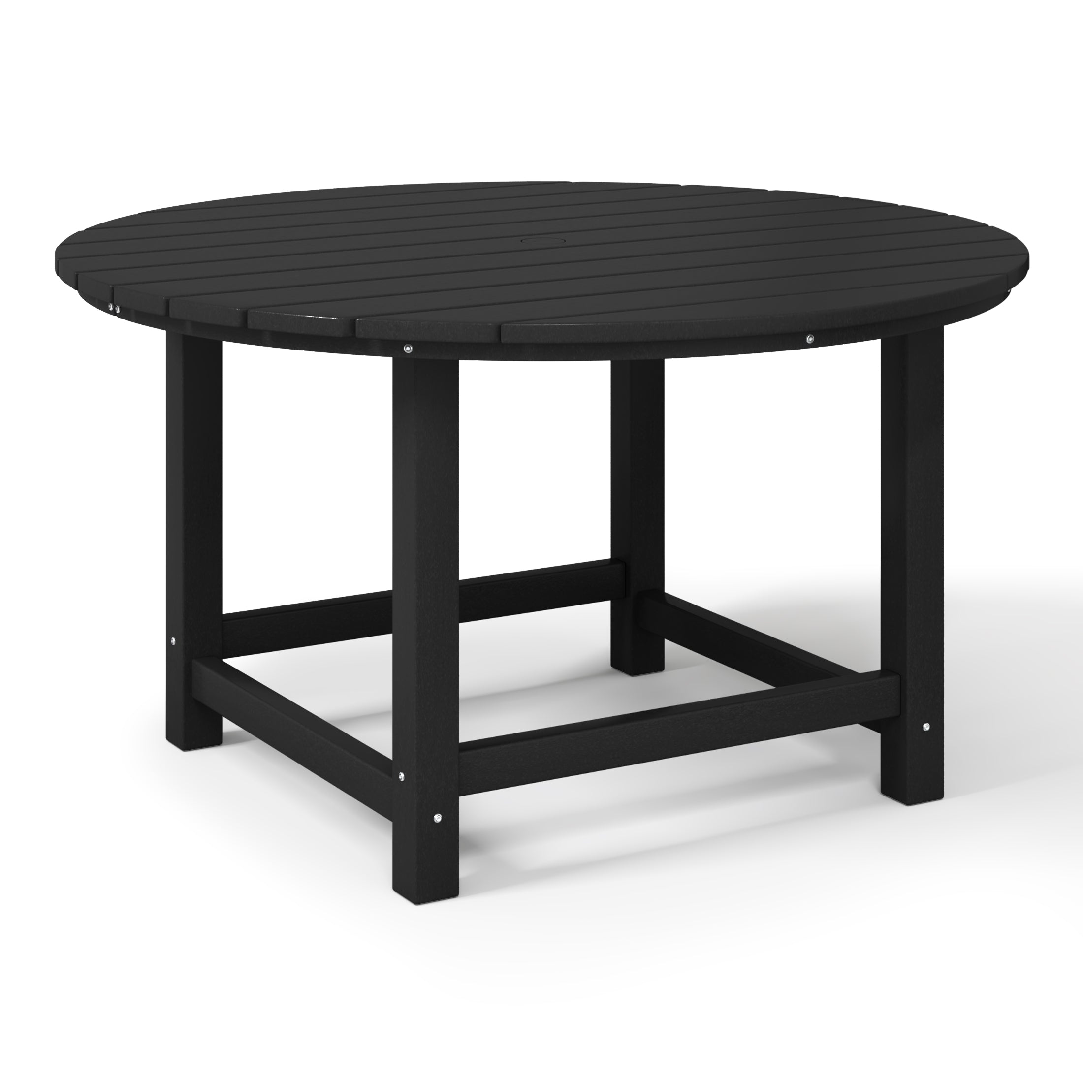 Malibu Kids Outdoor Patio Furniture HDPE 38" Wide Round Dining Table