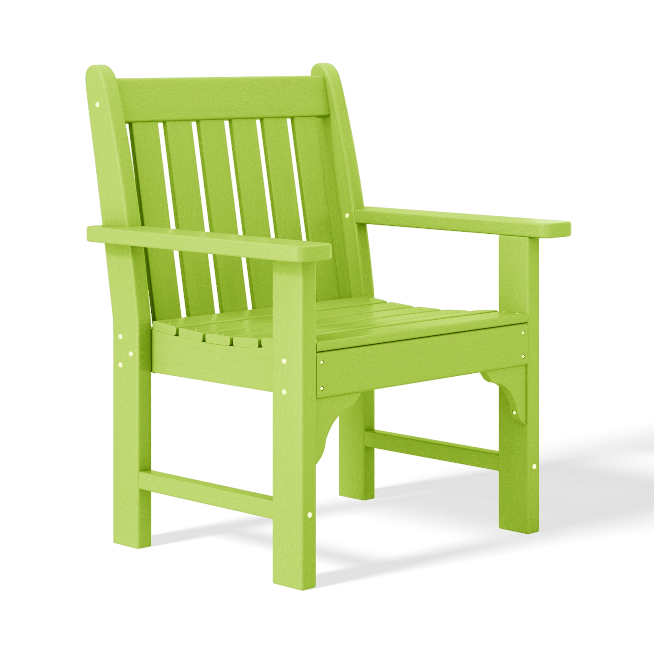 Malibu Outdoor Patio 3-Piece HDPE Adirondack Garden Chairs with Square Adirondack Side Table Set