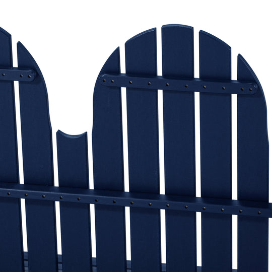 St. Augustine 4ft Outdoor HDPE Poly Farmhouse Hanging Porch Swing With Cup Holders