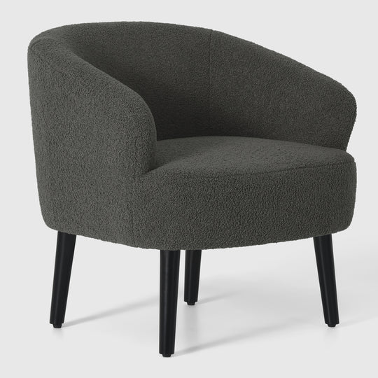 Alexandria 29" Wide Mid Century Modern Club Barrel Accent Armchair