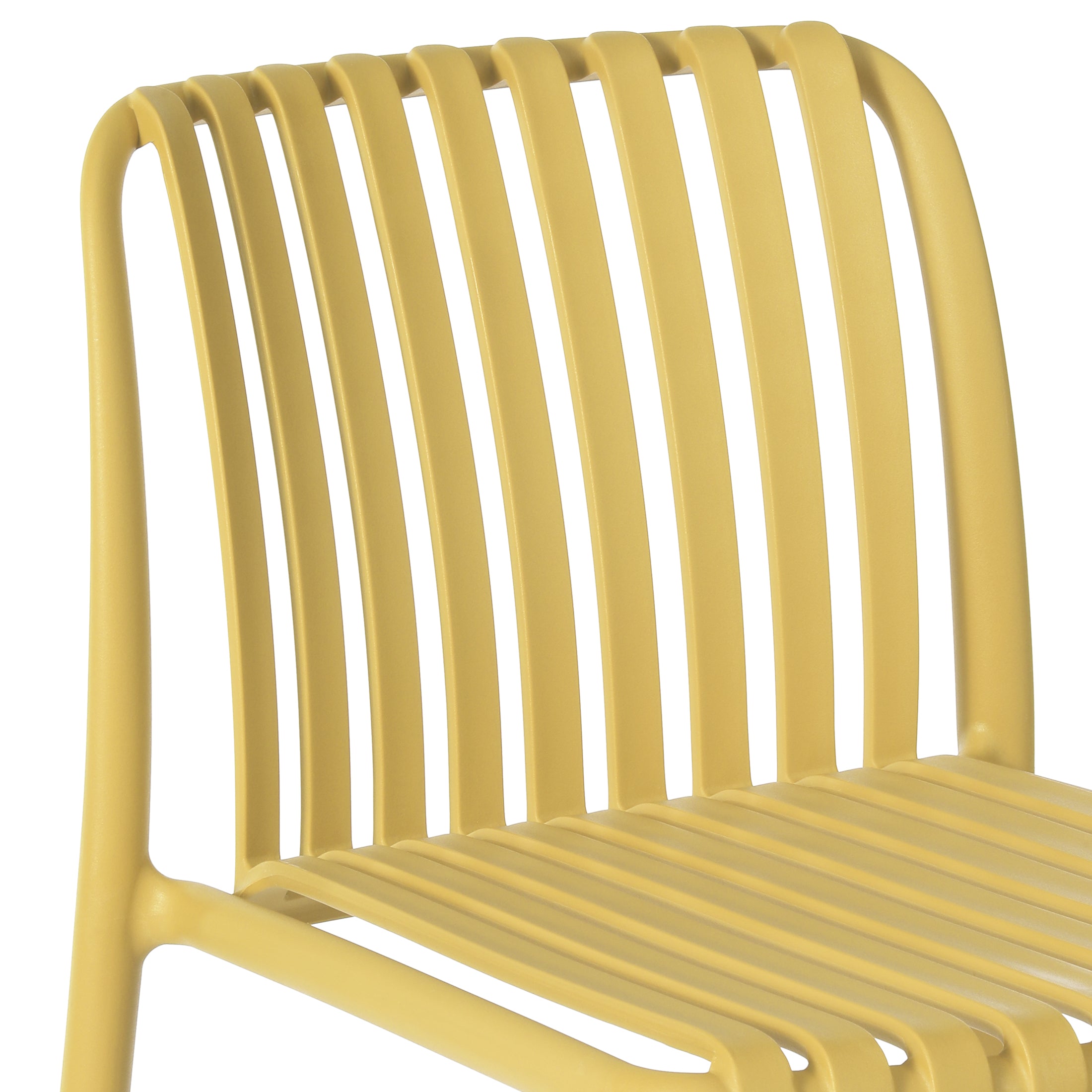 Playa 29.5" Outdoor Modern Polypropylene Plastic Patio Bar Height Stools (Set of 2)