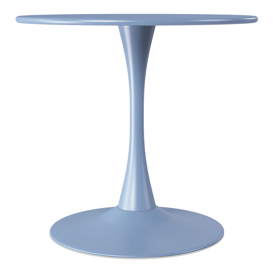Playa 31.5" Round Outdoor Indoor Metal Cocktail Dining Table