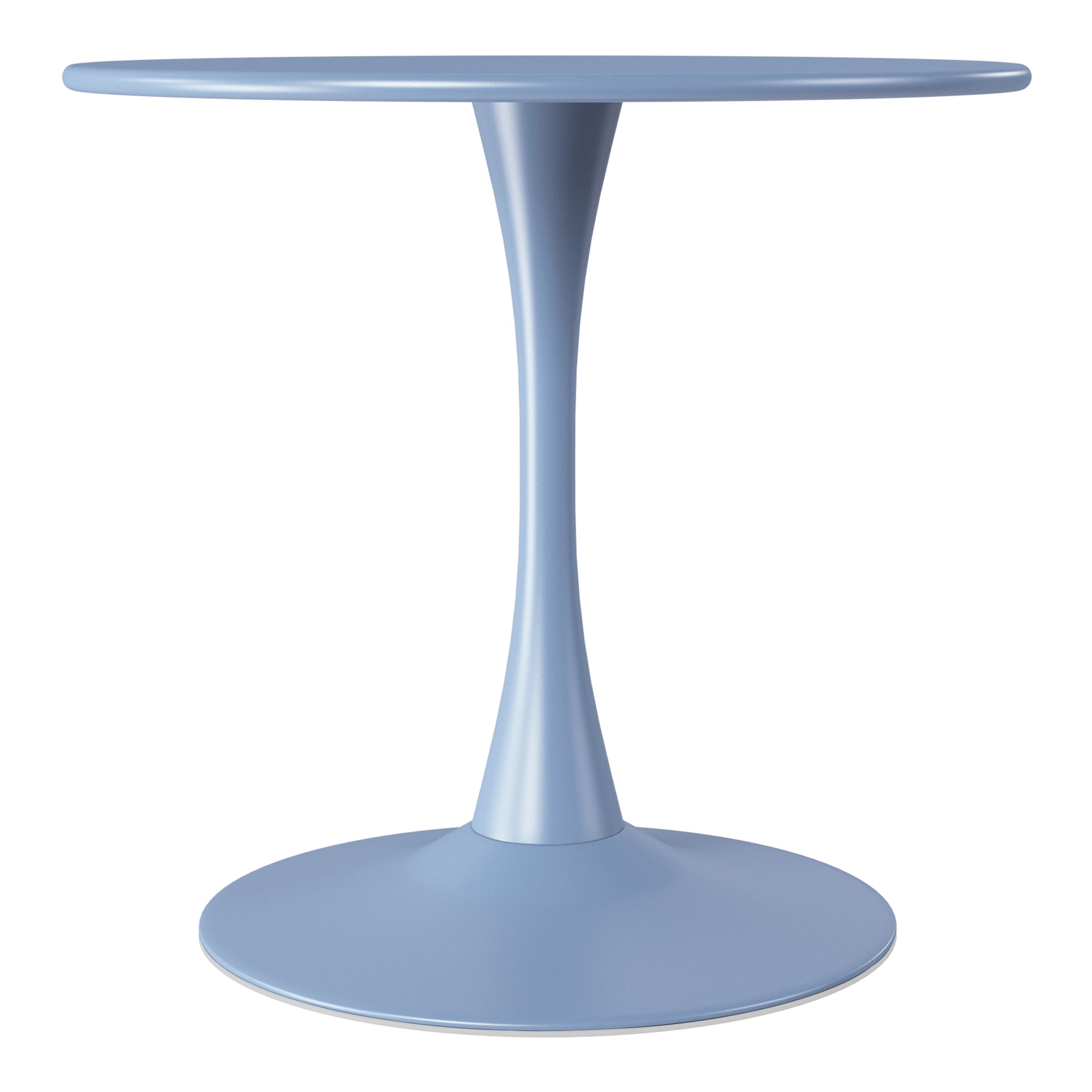 Playa 31.5" Round Outdoor Indoor Metal Cocktail Dining Table