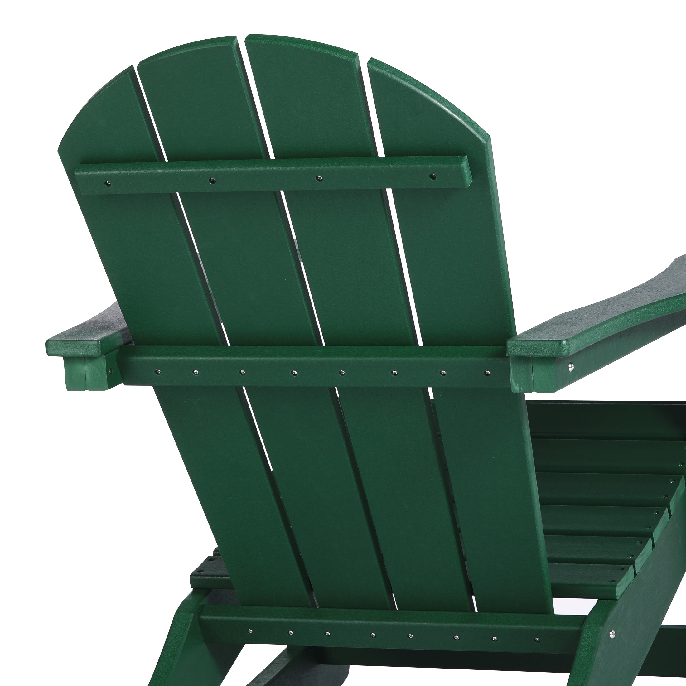 Malibu 3-Piece set Outdoor / Patio Poly Adirondack rocking chairs with a side table ( 2 seater )