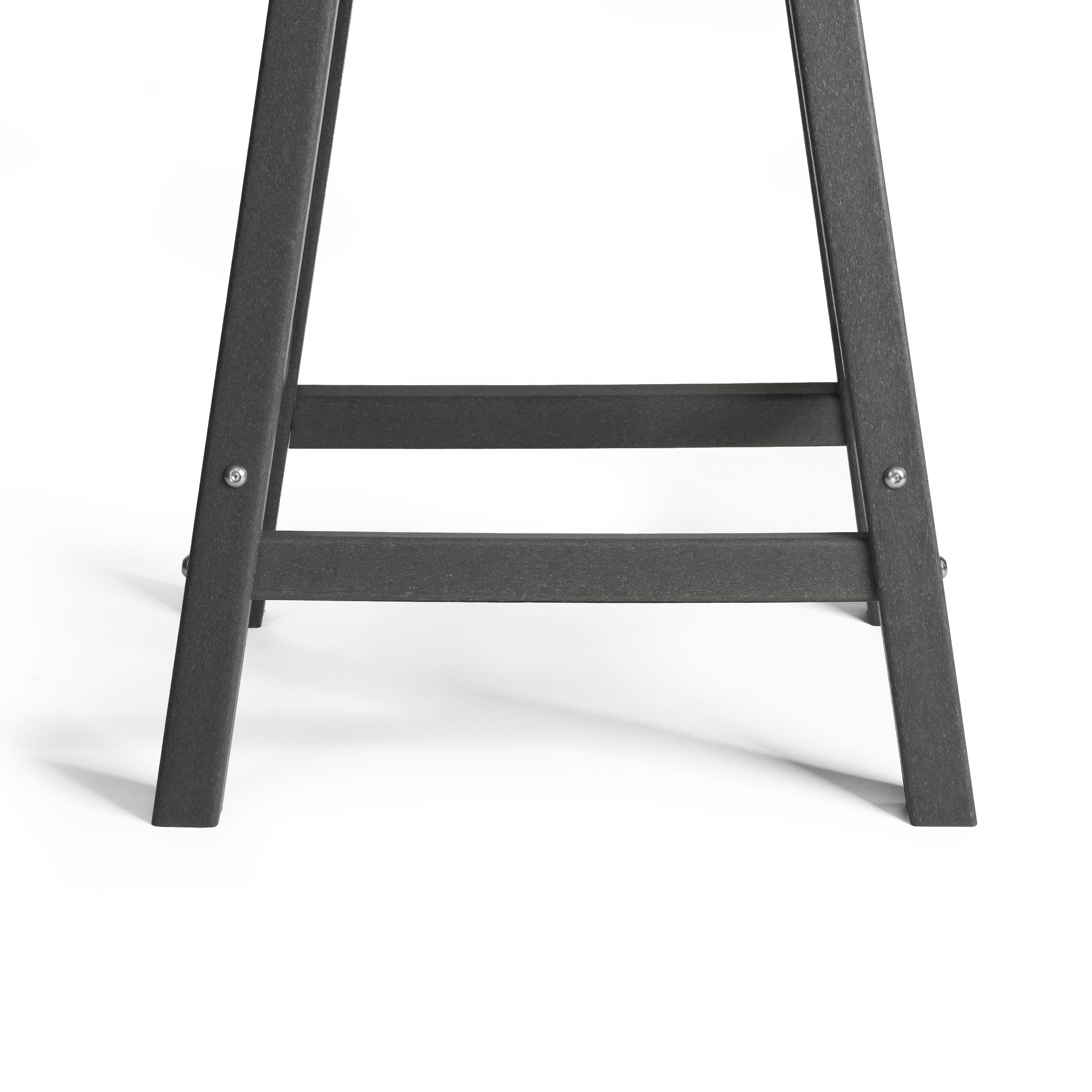 Malibu 24" HDPE Outdoor Patio Counter Height Bar Stools (Set of 2)