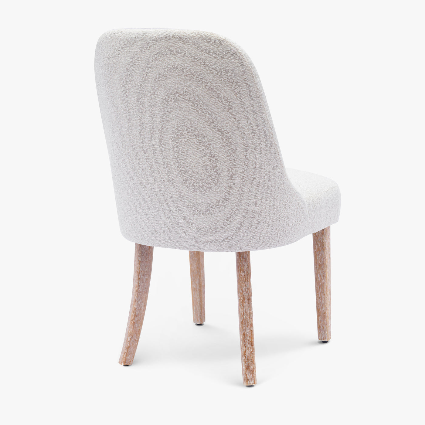 Genevieve Mid-Century Modern Upholstered Boucle Dining Chair