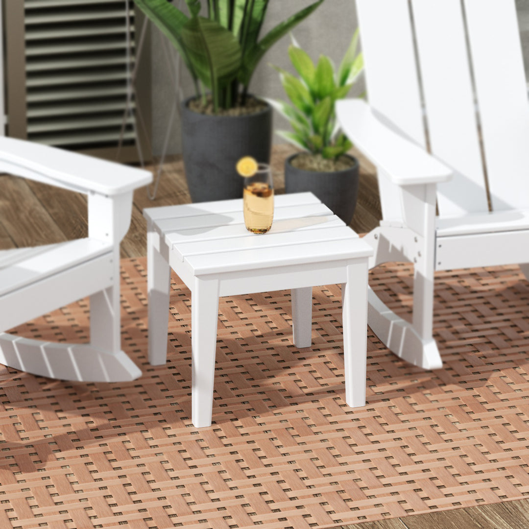 Ashore Outdoor Patio Modern Adirondack Side Table