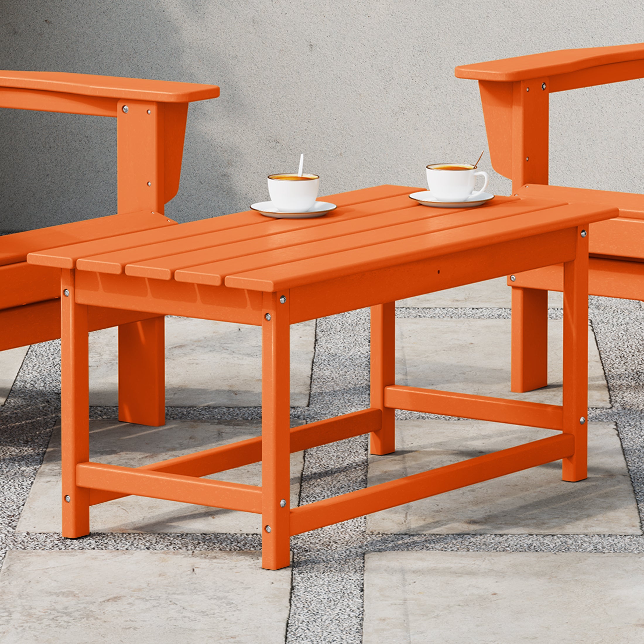 Malibu 35" length outdoor Coffee table for Adirondack chair