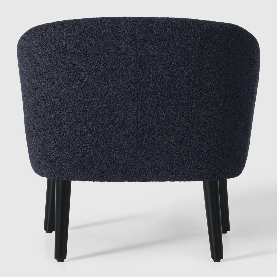 Alexandria 29" Wide Mid Century Modern Club Barrel Accent Armchair